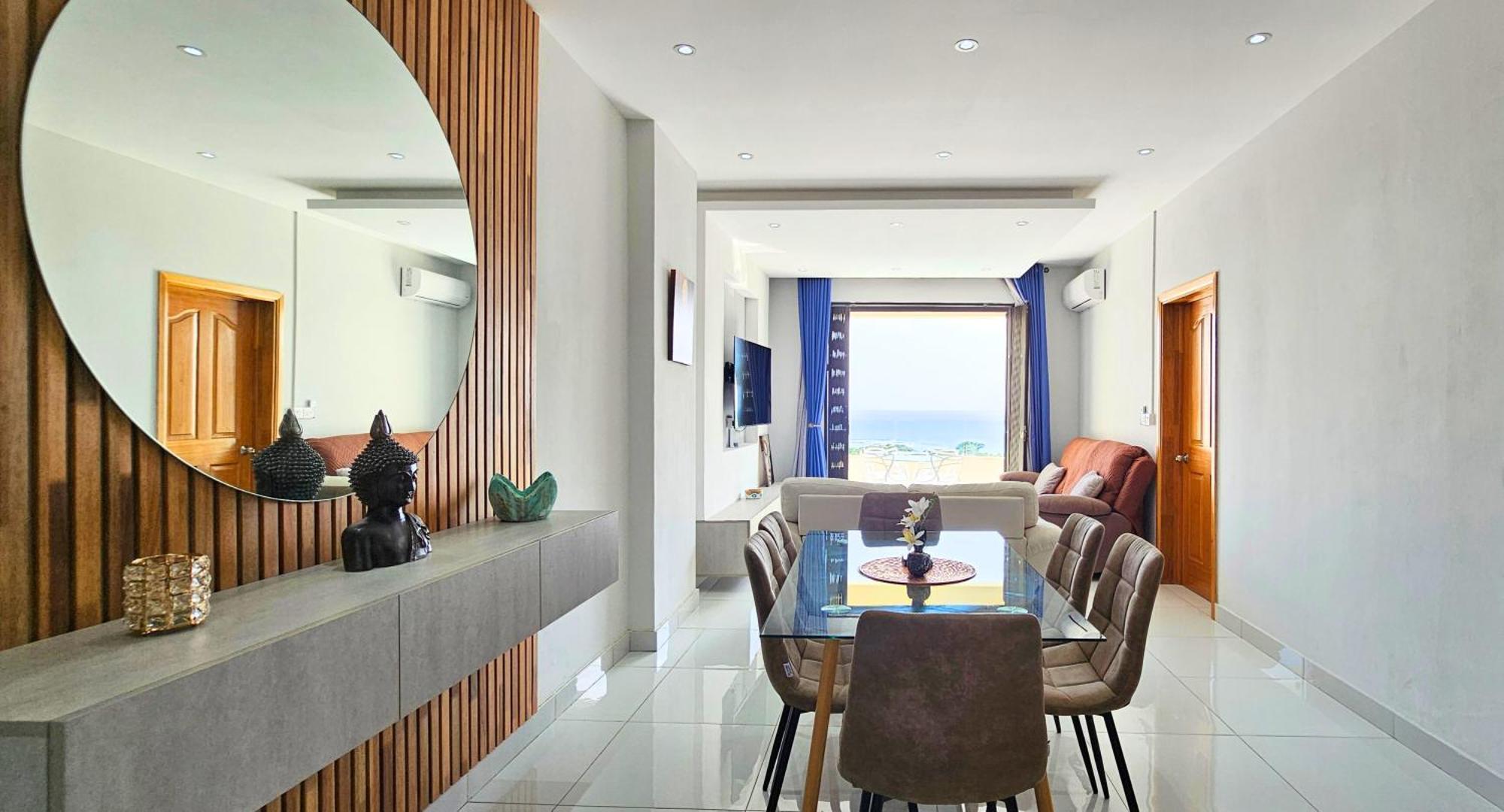 Appartement Zen Retreat With Stunning Sea Views And Sunsets à Flic-en-Flacq Extérieur photo