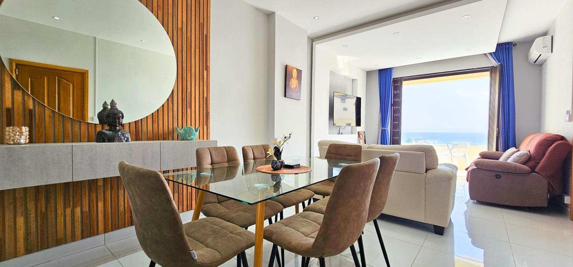 Appartement Zen Retreat With Stunning Sea Views And Sunsets à Flic-en-Flacq Extérieur photo